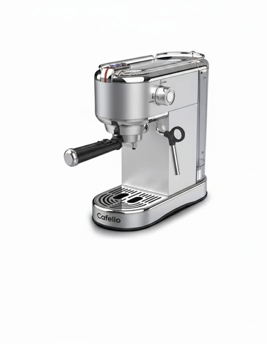 Cafello Espresso Machine for (Espresso, Cappuccino & Latte Coffee Maker )  Professional Steam Milk for Milk Mill - Baitak