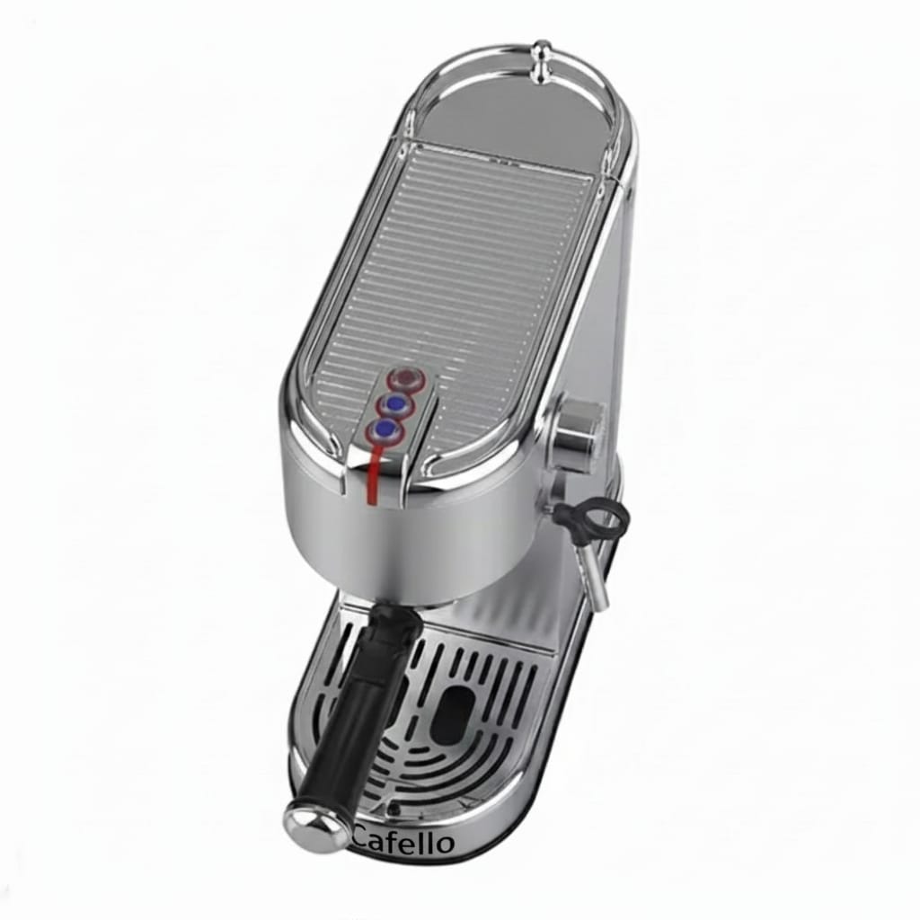 Cafello Espresso Machine for (Espresso, Cappuccino & Latte Coffee Maker )  Professional Steam Milk for Milk Mill - Baitak